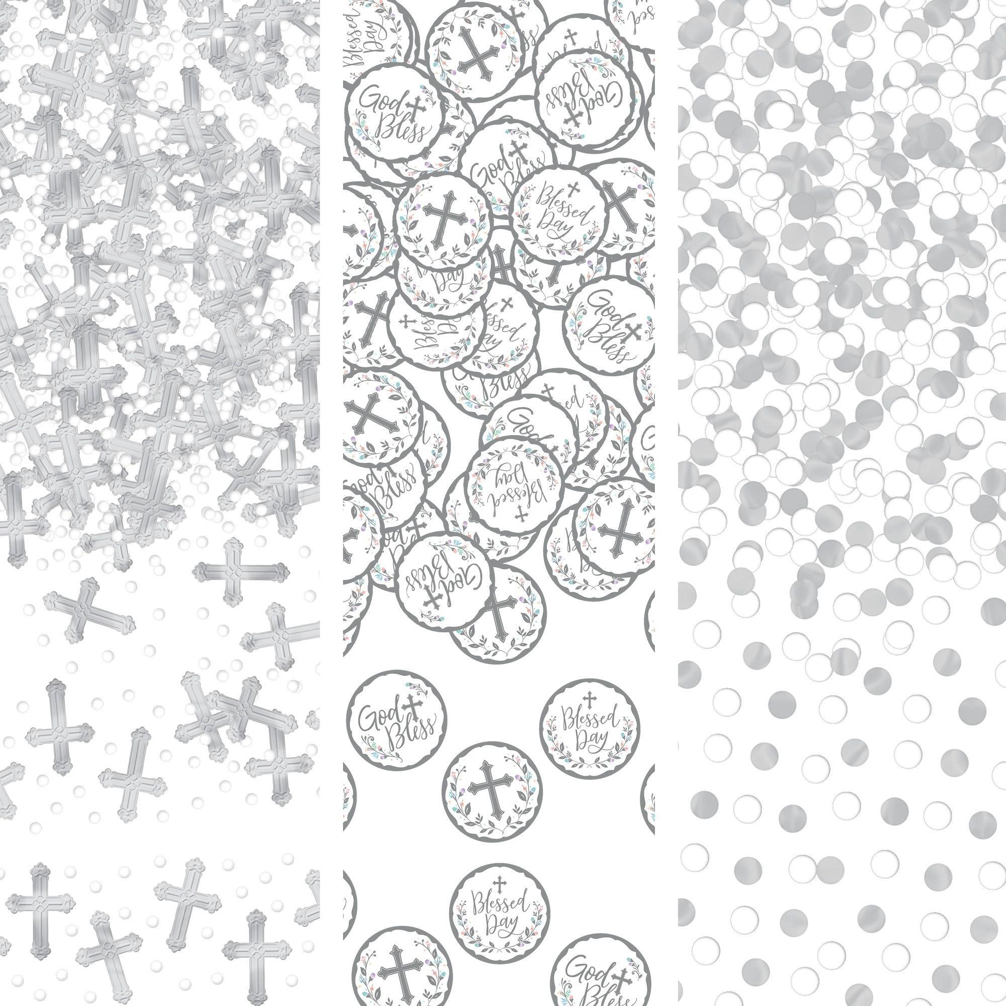 White & Silver Holy Day Confetti