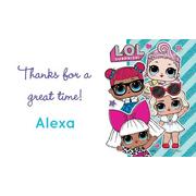 FREE P&P Personalise Any Name & Age Birthday Card Personalised L.O.L Surprise 
