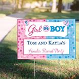Custom Girl or Boy Gender Reveal Yard Sign