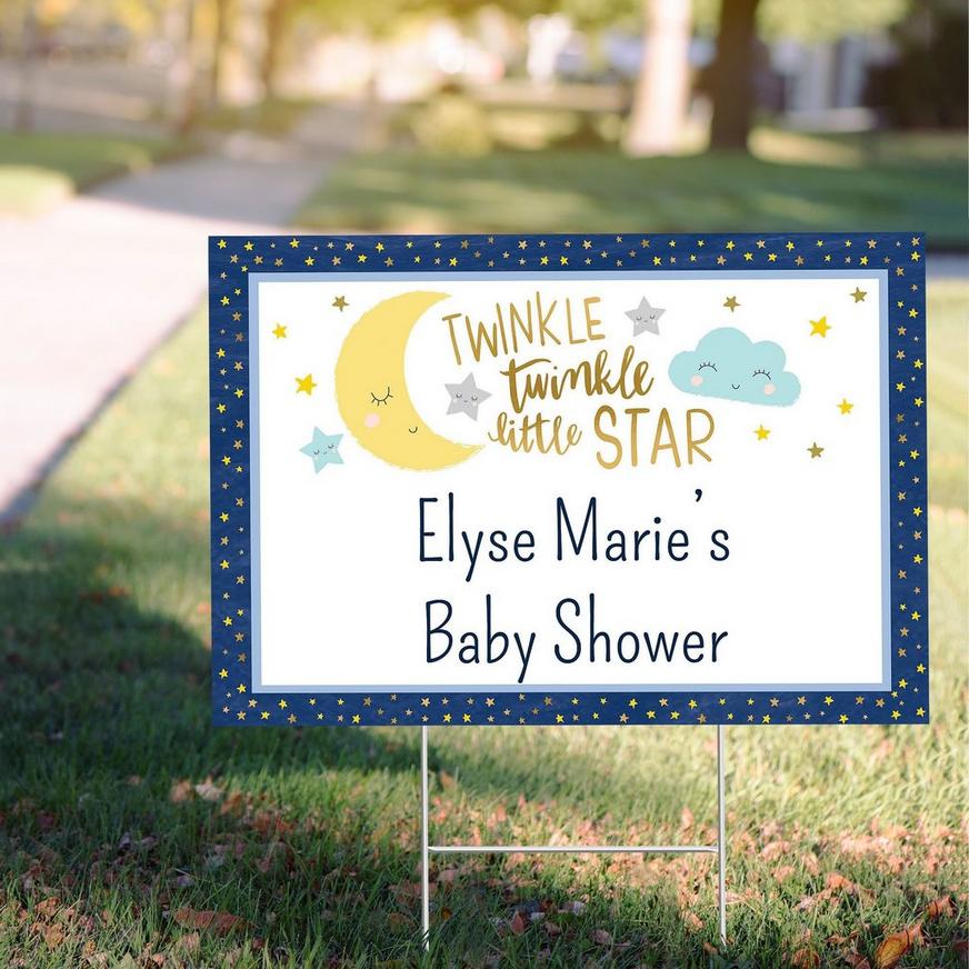 Custom Twinkle Twinkle Little Star Yard Sign