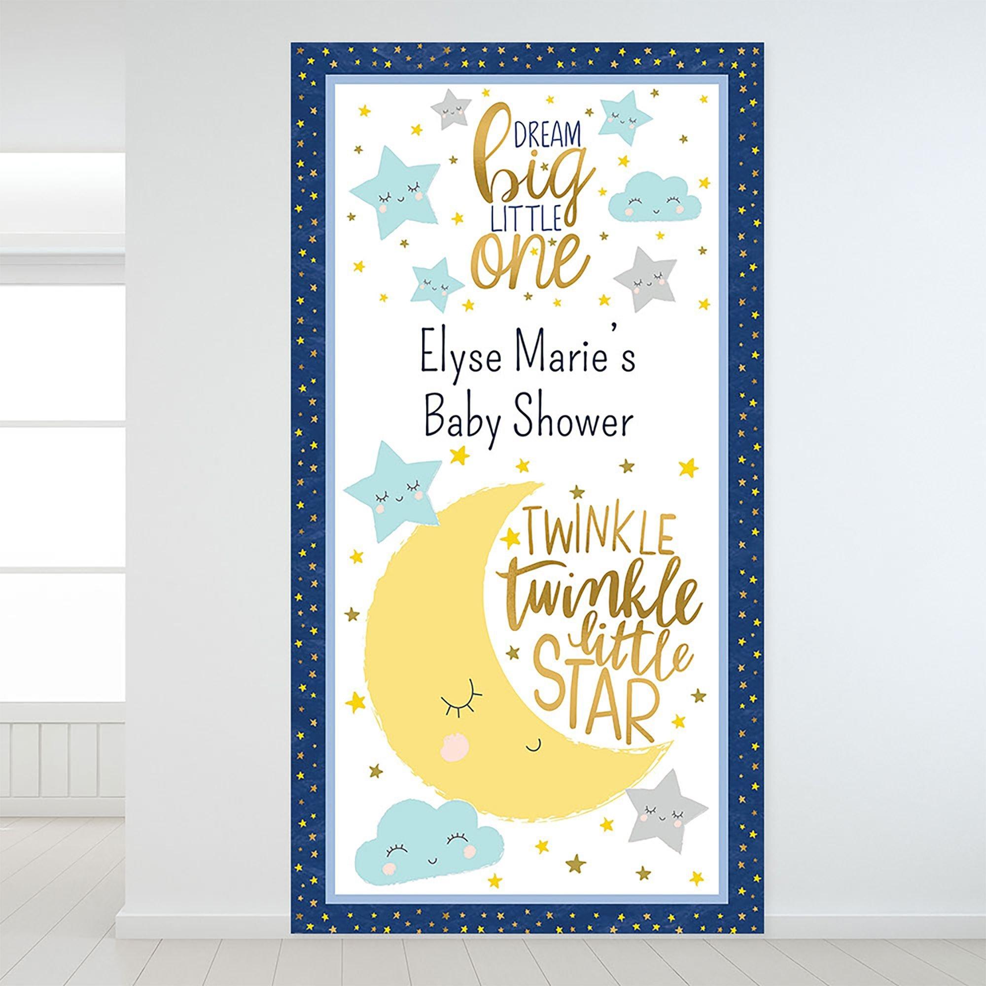 Twinkle twinkle little star baby 2024 shower banner