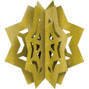 3D Gold Glitter Eid Star Centerpiece