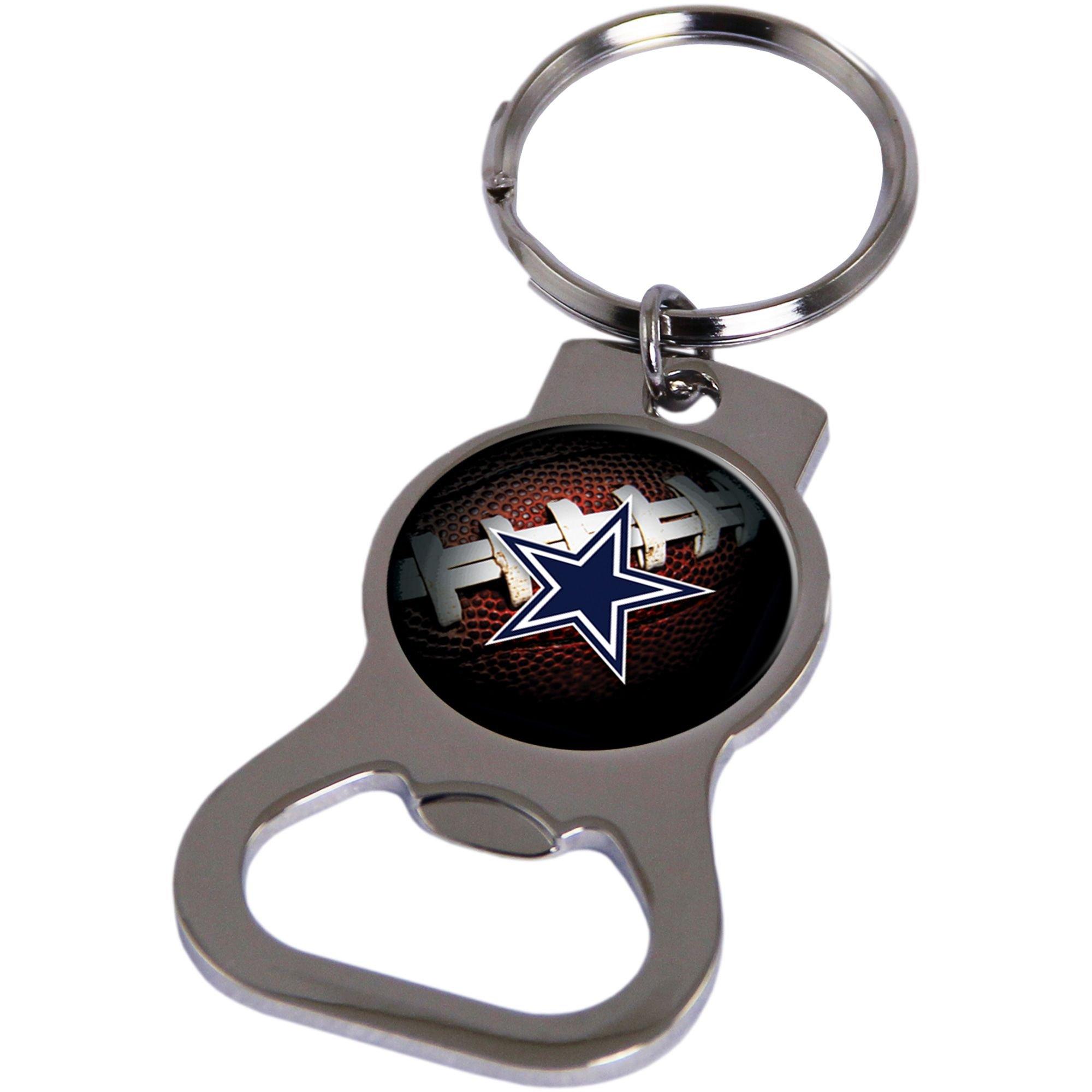 Dallas Cowboys Bottle Opener Keychain 1 1/4in x 2 1/2in Party City