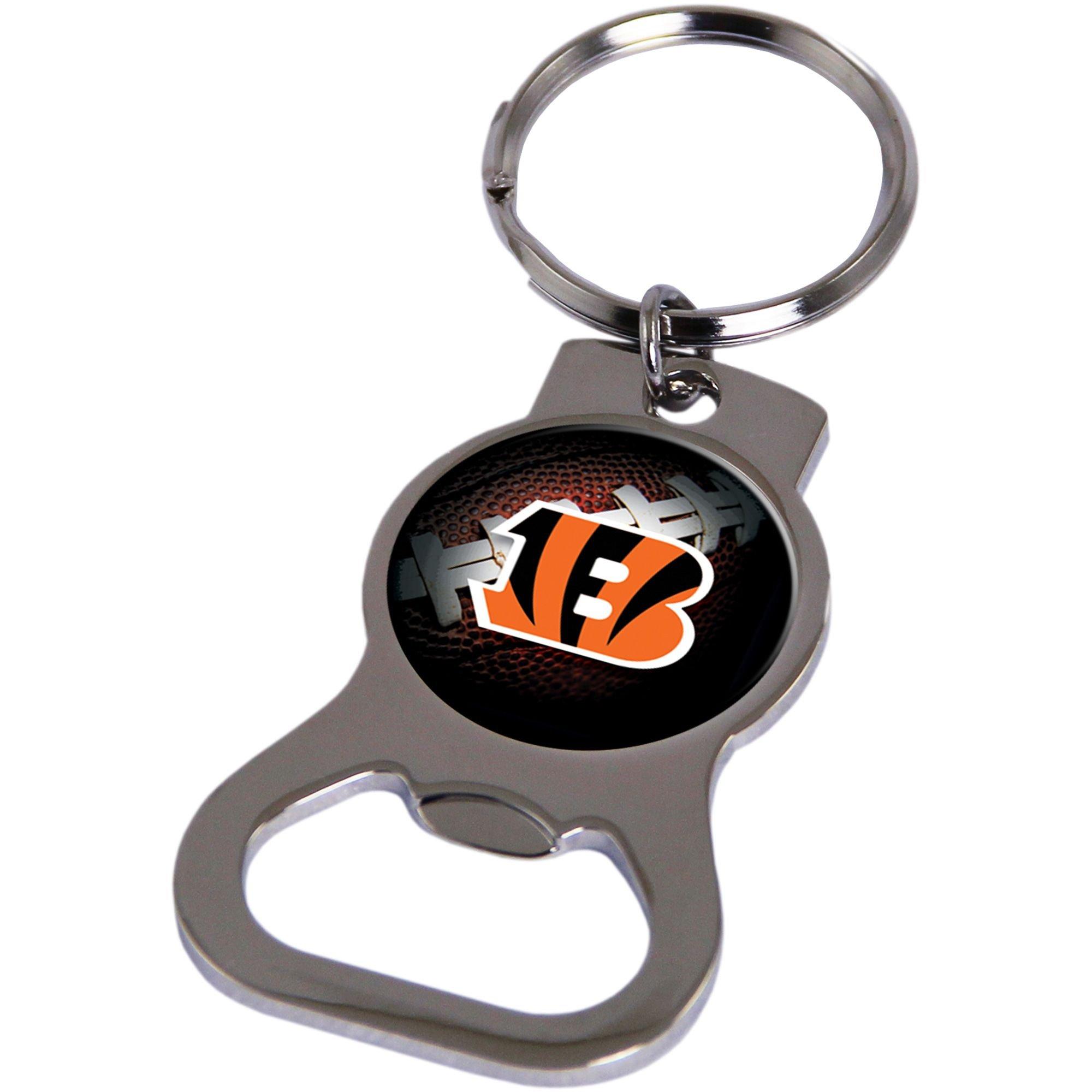 Lot of 2 Cincinnati Bengals Keychains // Keyring Key Chains