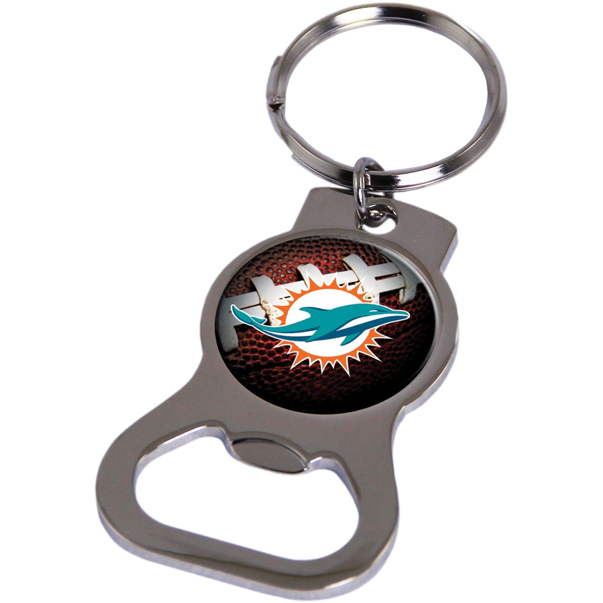 Lids Miami Dolphins Jersey Printed Acrylic Team Color Logo Keychain