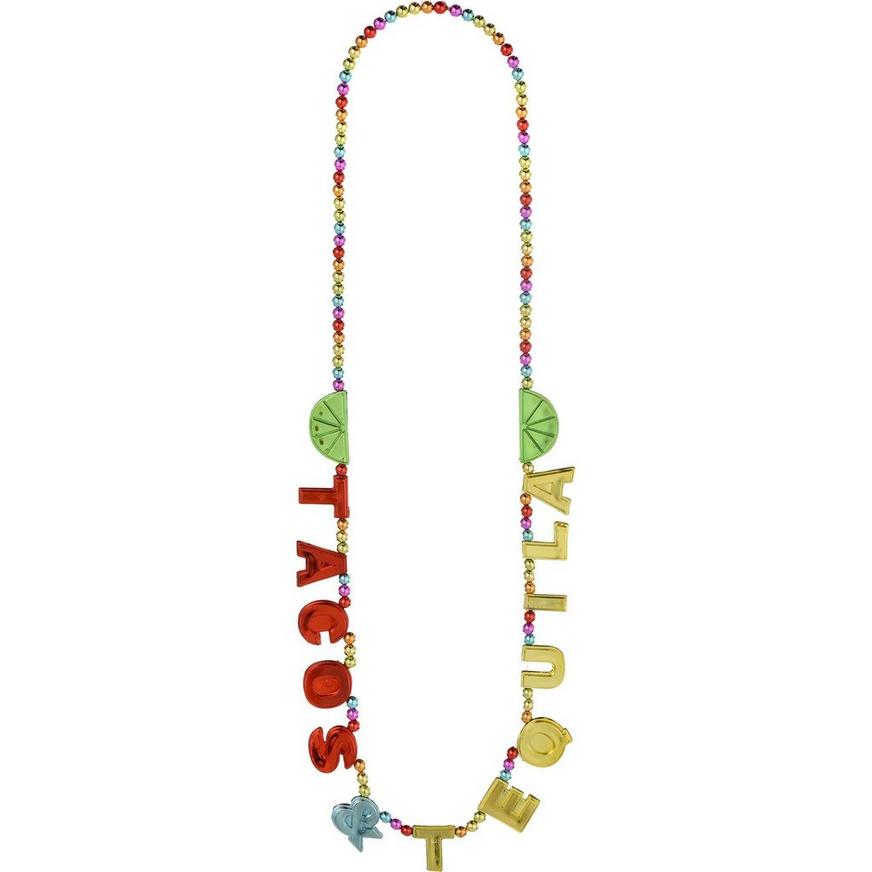 Tacos & Tequila Bead Necklace