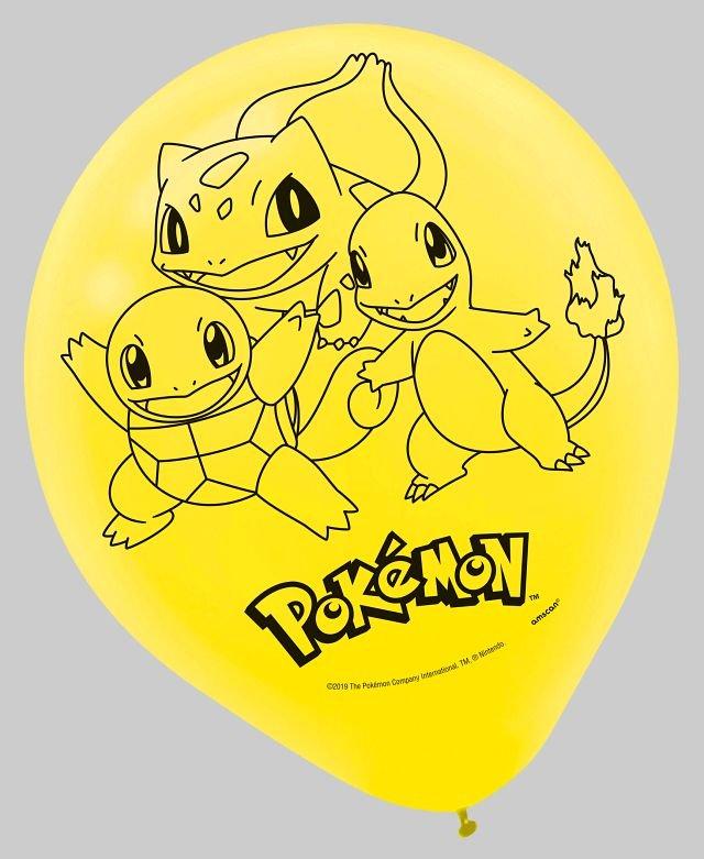 6ct, Classic Pokémon Balloons
