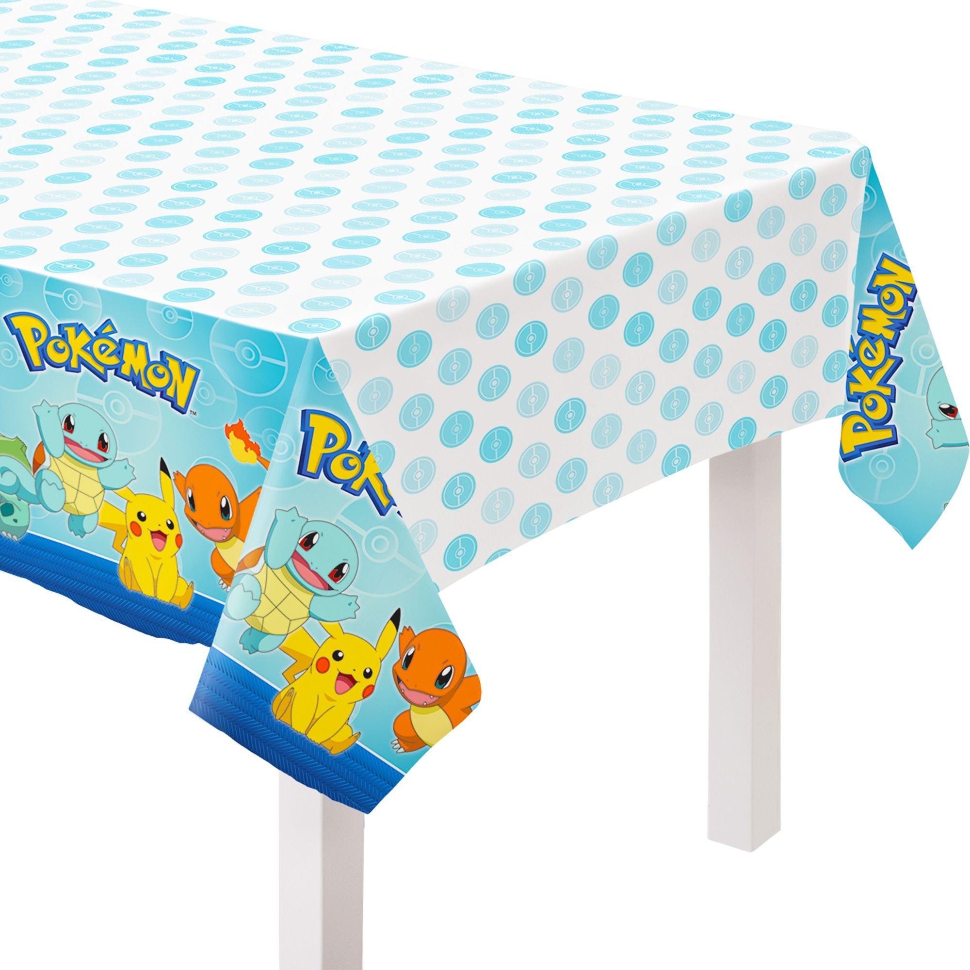 NEW Pokemon Pikachu And Friends Tablecover (54 In x 96 In) by DesignWare  Plastic