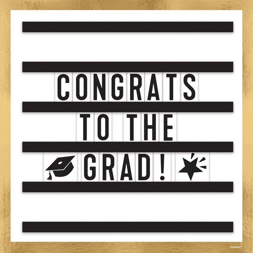 Congratulations Grad Letter Board, 113pc