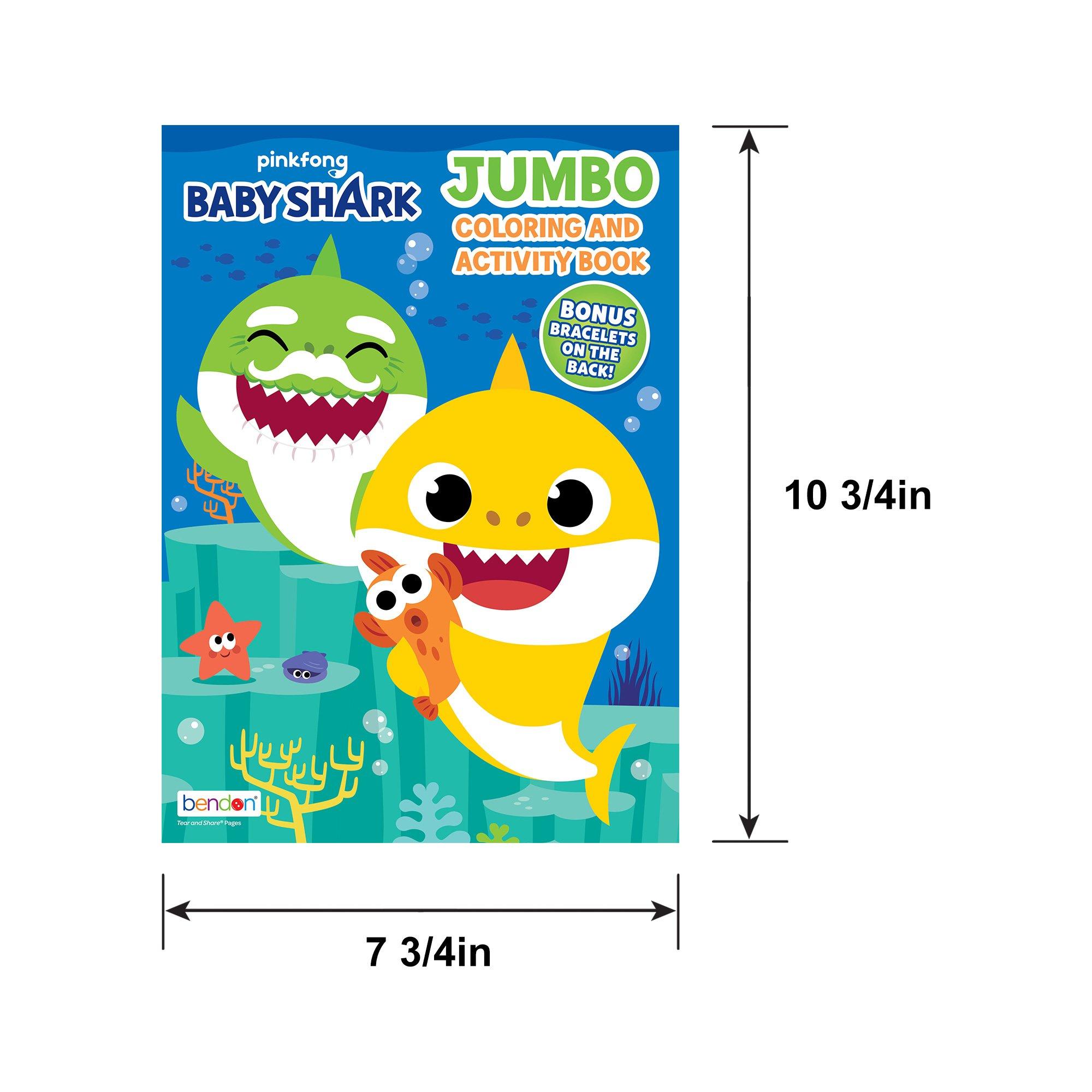 PartyCity Baby Shark Jumbo Coloring & Activity Book Hamilton Place