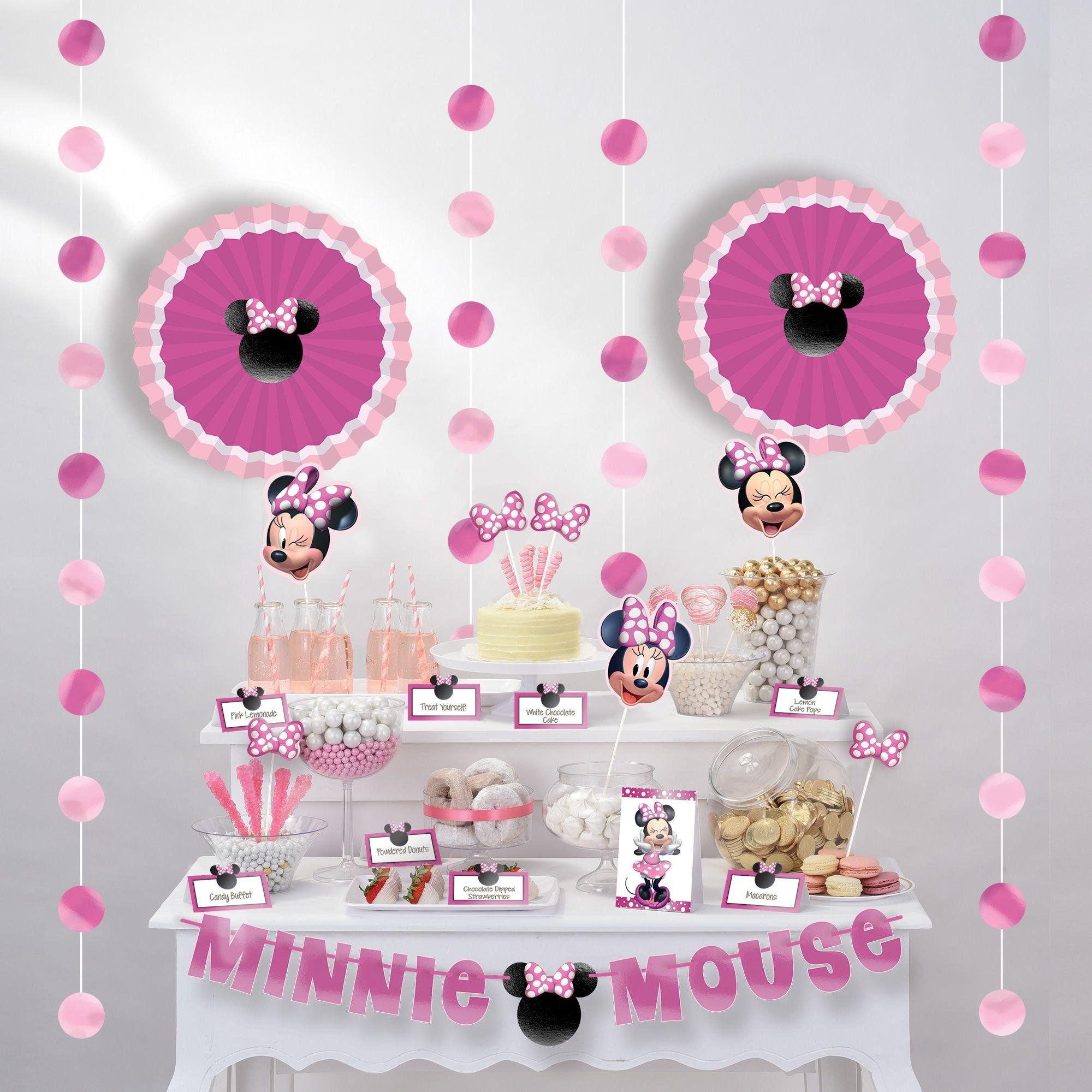 Psychologisch Machu Picchu Ordelijk Minnie Mouse Forever Buffet Decorating Kit 23pc | Party City
