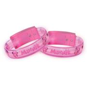 Light-Up Minnie Mouse Forever Bracelets 4ct