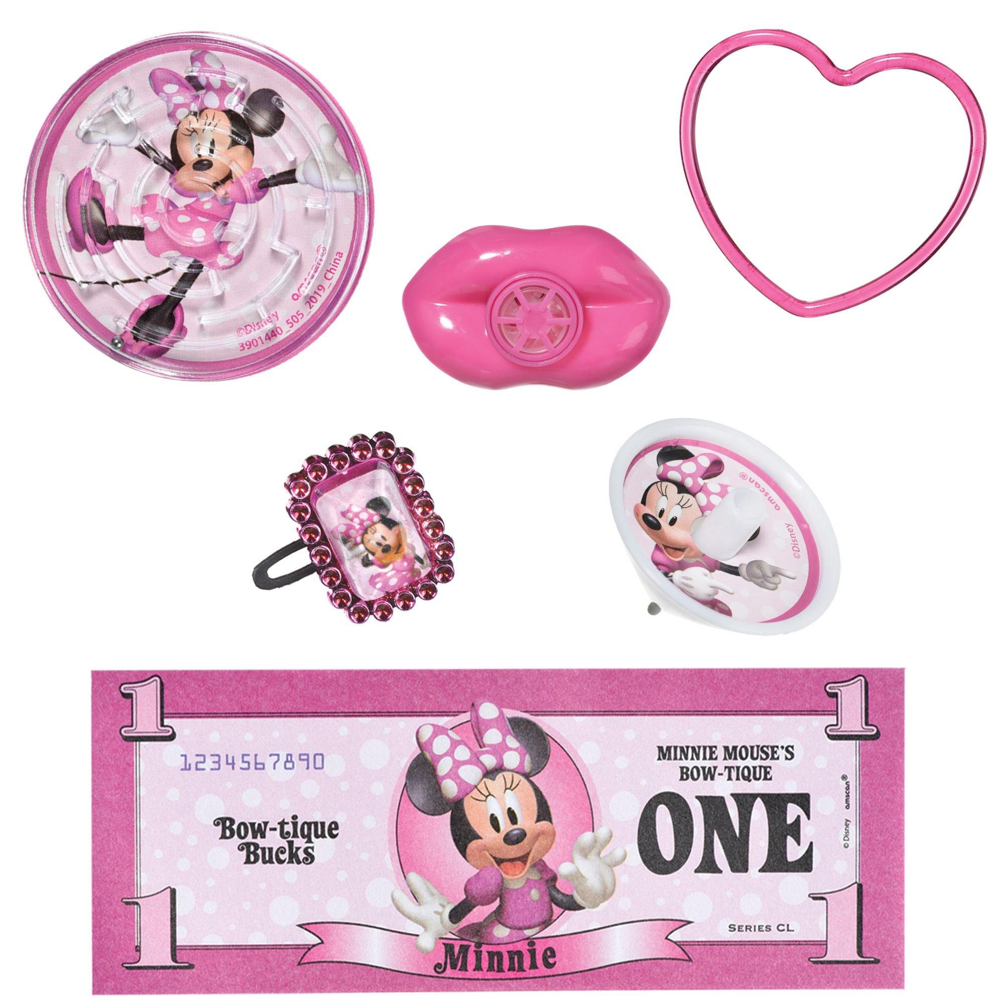 144 Wholesale Small Minnie Plastic Gift Bag Style 2