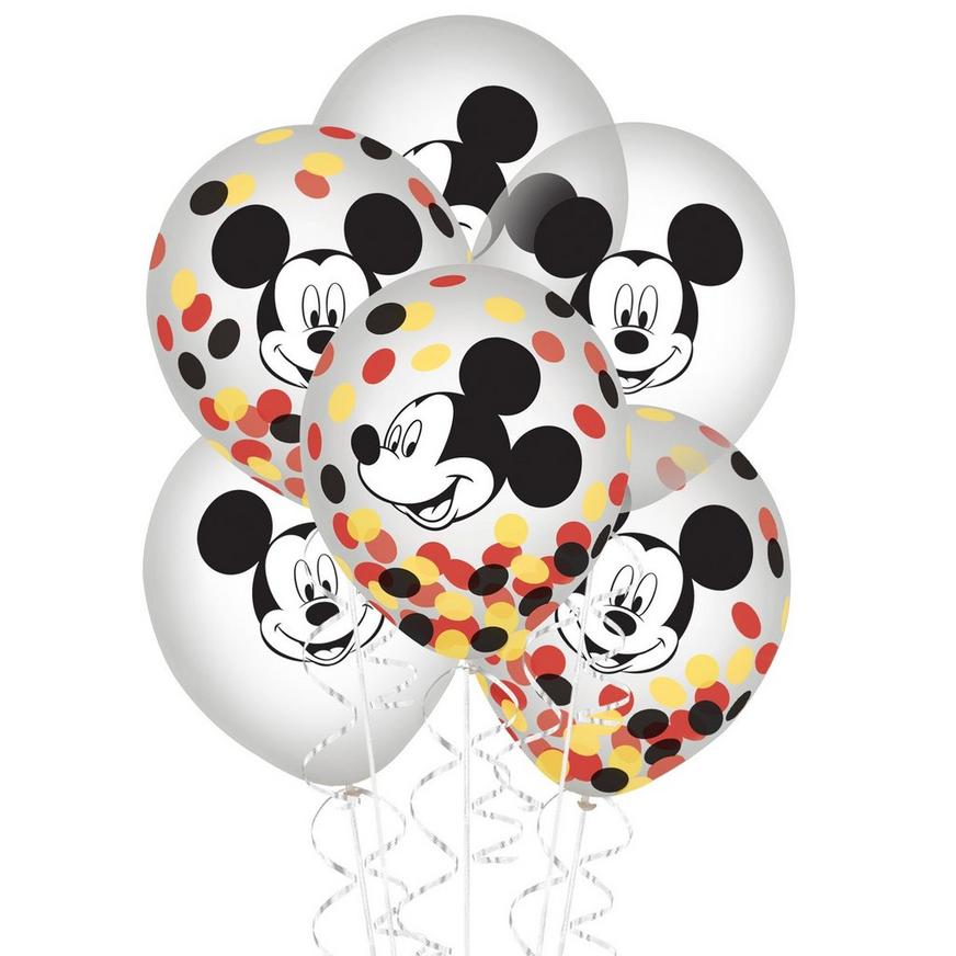 Aanzetten Haalbaar haspel Mickey Mouse Forever Confetti Balloons 6ct | Party City