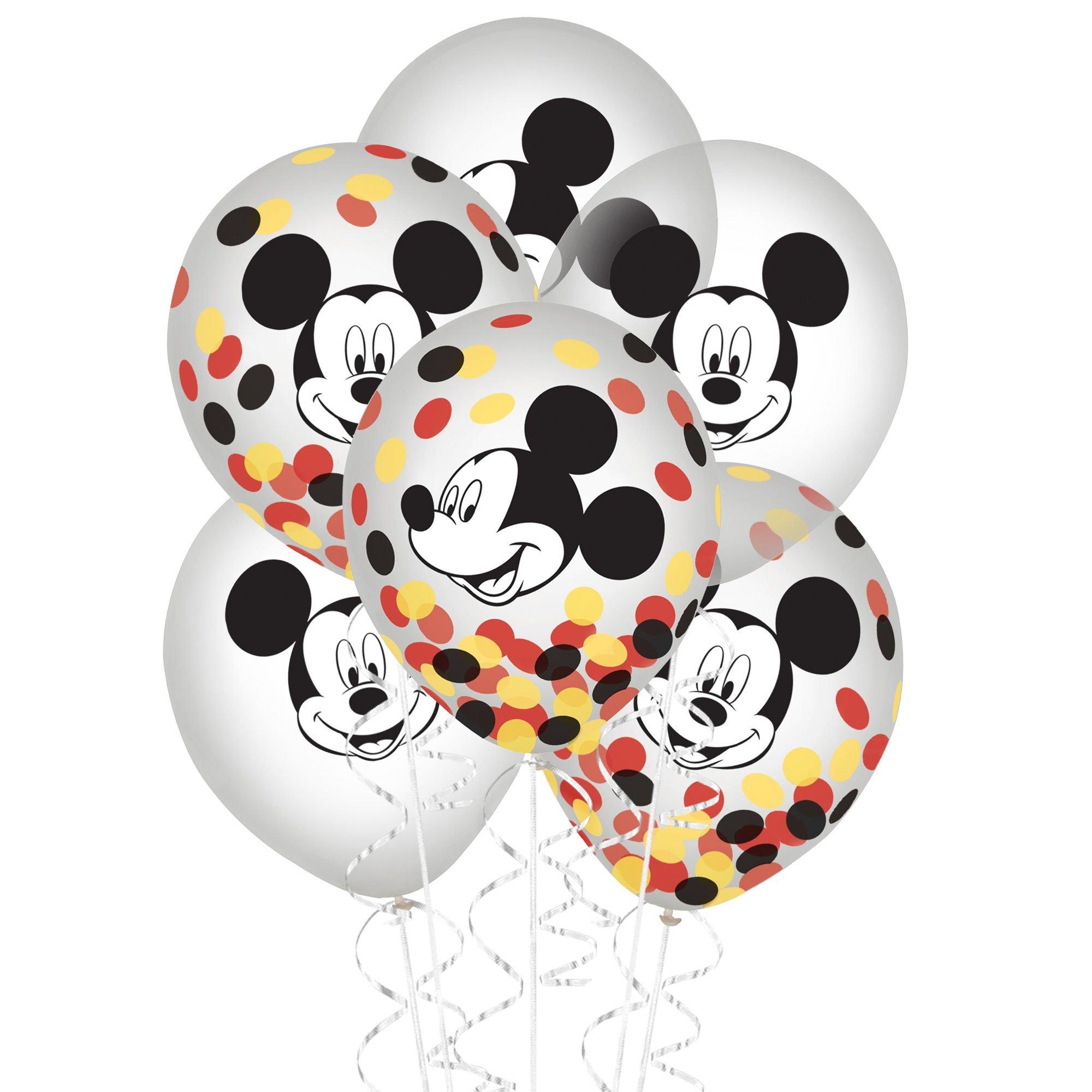 Rafflesia Arnoldi vluchtelingen Hollywood Mickey Mouse Forever Confetti Balloons 6ct | Party City