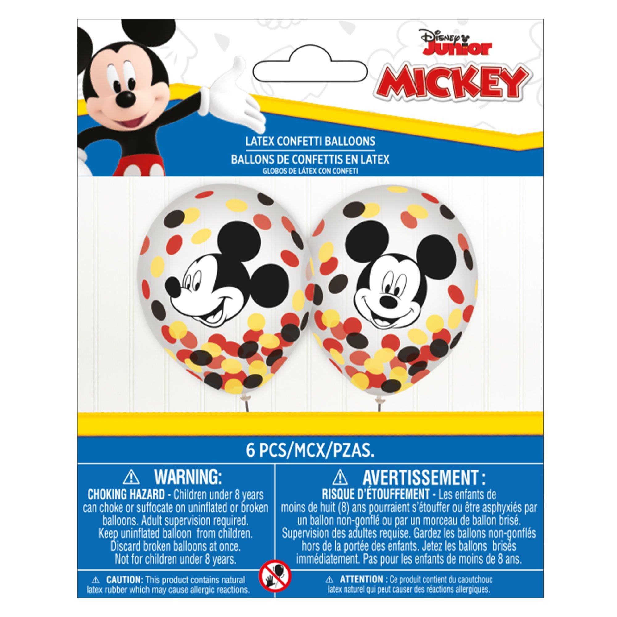 6ct, Mickey Mouse Forever Confetti Balloons