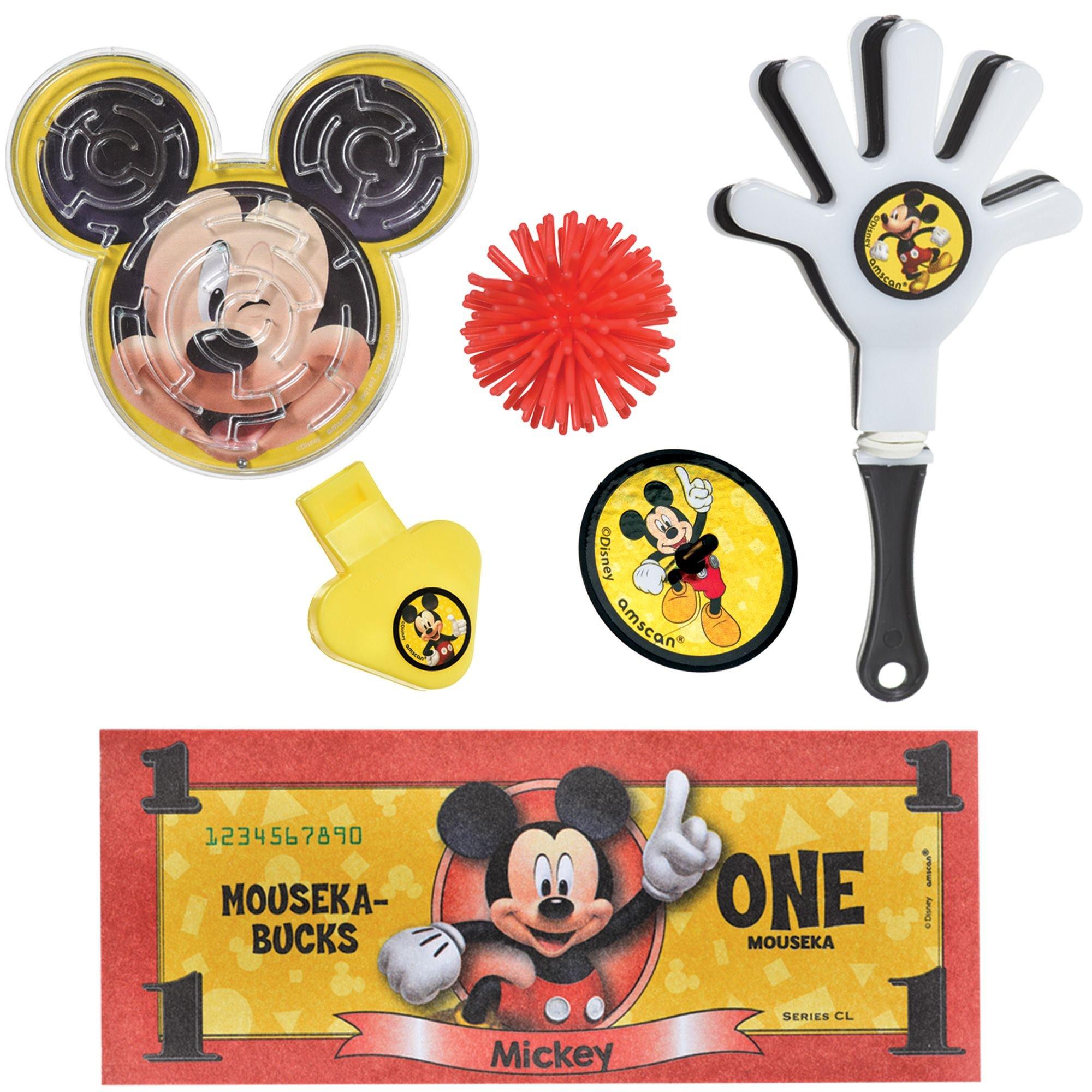 Mickey Mouse Party Favors for 8, 48pc, Multicolor