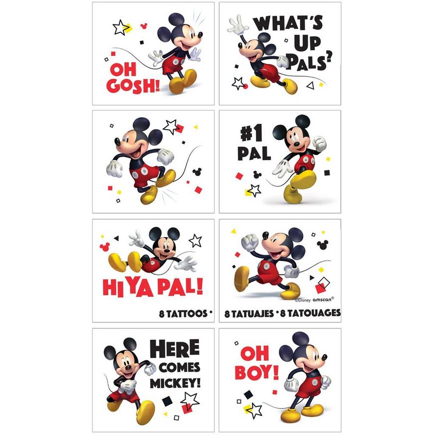 Mickey Mouse Forever Tattoos 1 Sheet