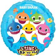 Giant Singing Baby Shark Balloon