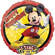 Mickey Mouse Happy Birthday Singing Balloon, 28in