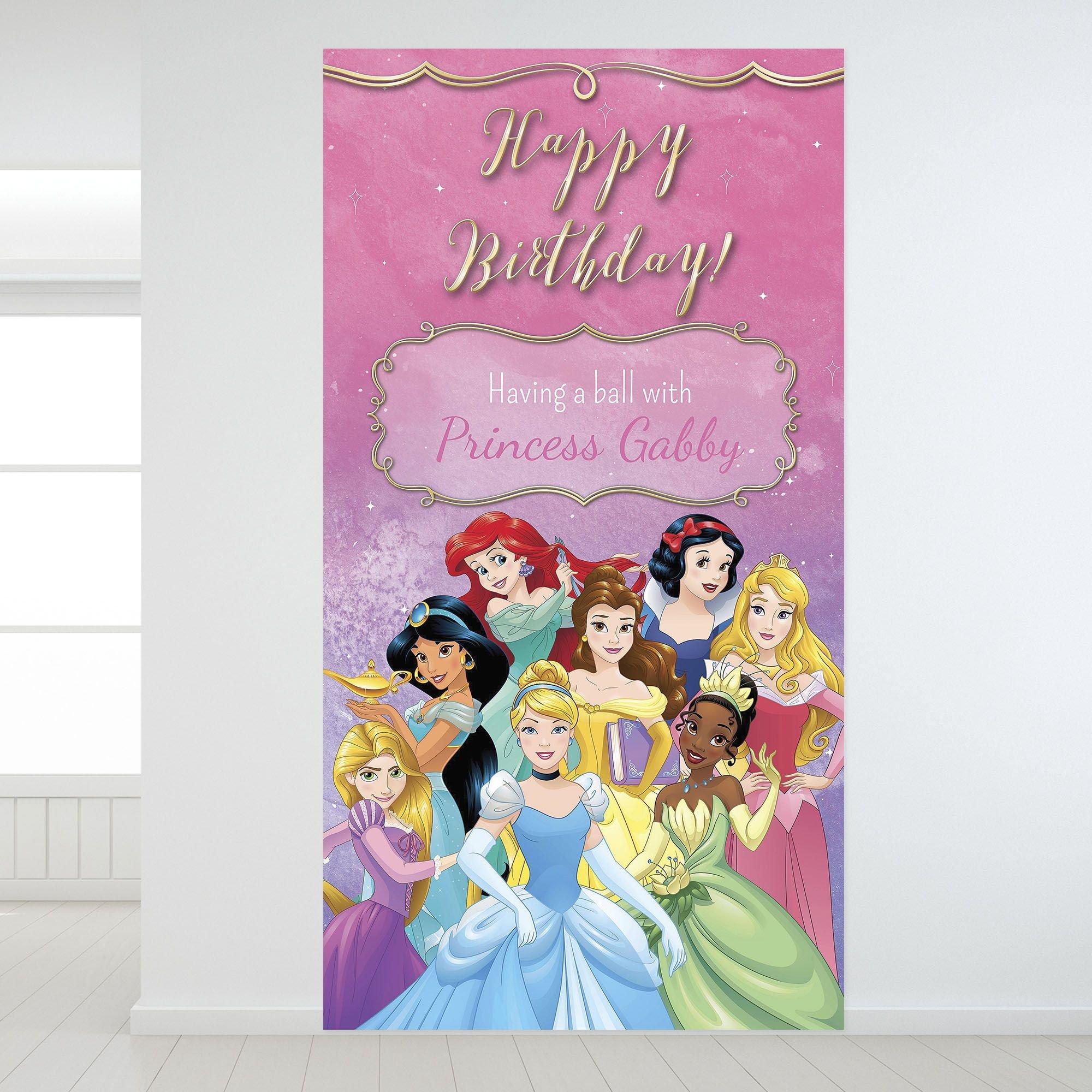 Custom Barbie Princess Backdrops Girls Birthday Party Background Banner  Decor