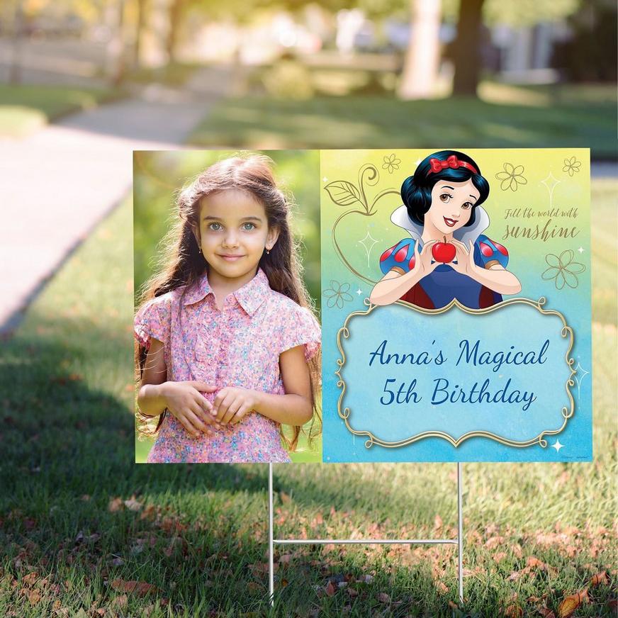 Custom Snow White Once Upon a Time Photo Yard Sign