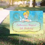 Custom Cinderella Yard Sign