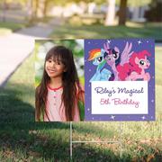 Custom My Little Pony Photo Yard Sign