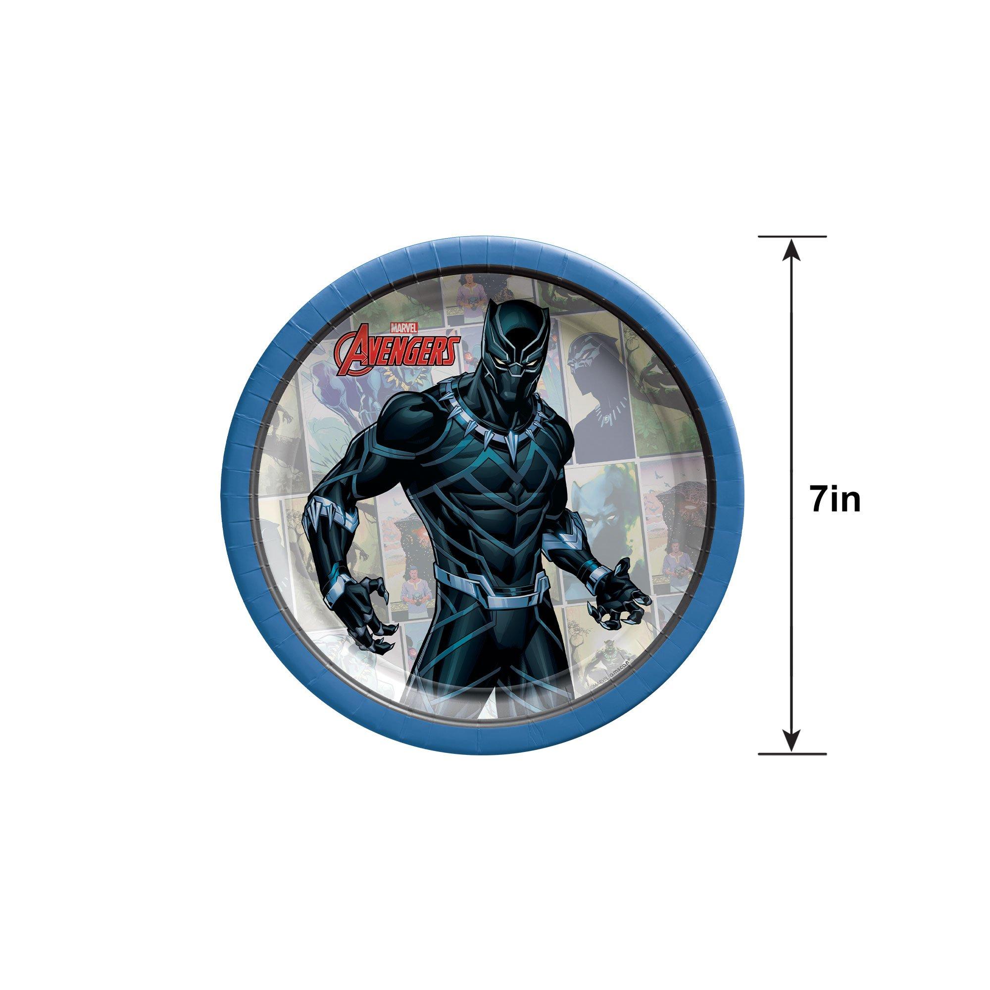 Marvel Powers Unite Black Panther Dessert Plates 8ct