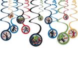 Marvel Powers Unite Swirl Decorations 12ct