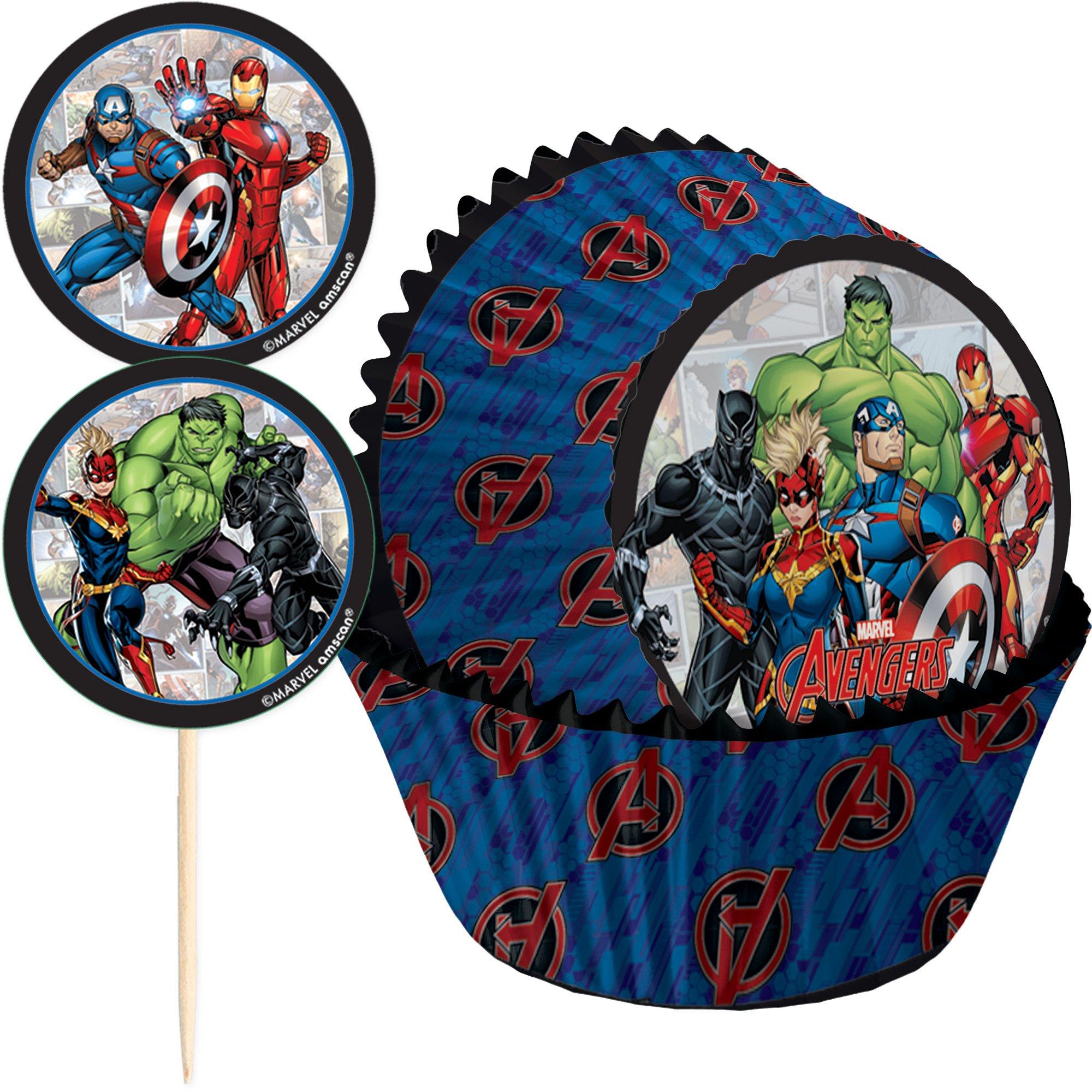 Marvel Powers Unite Cupcake Decorating Kit for 24