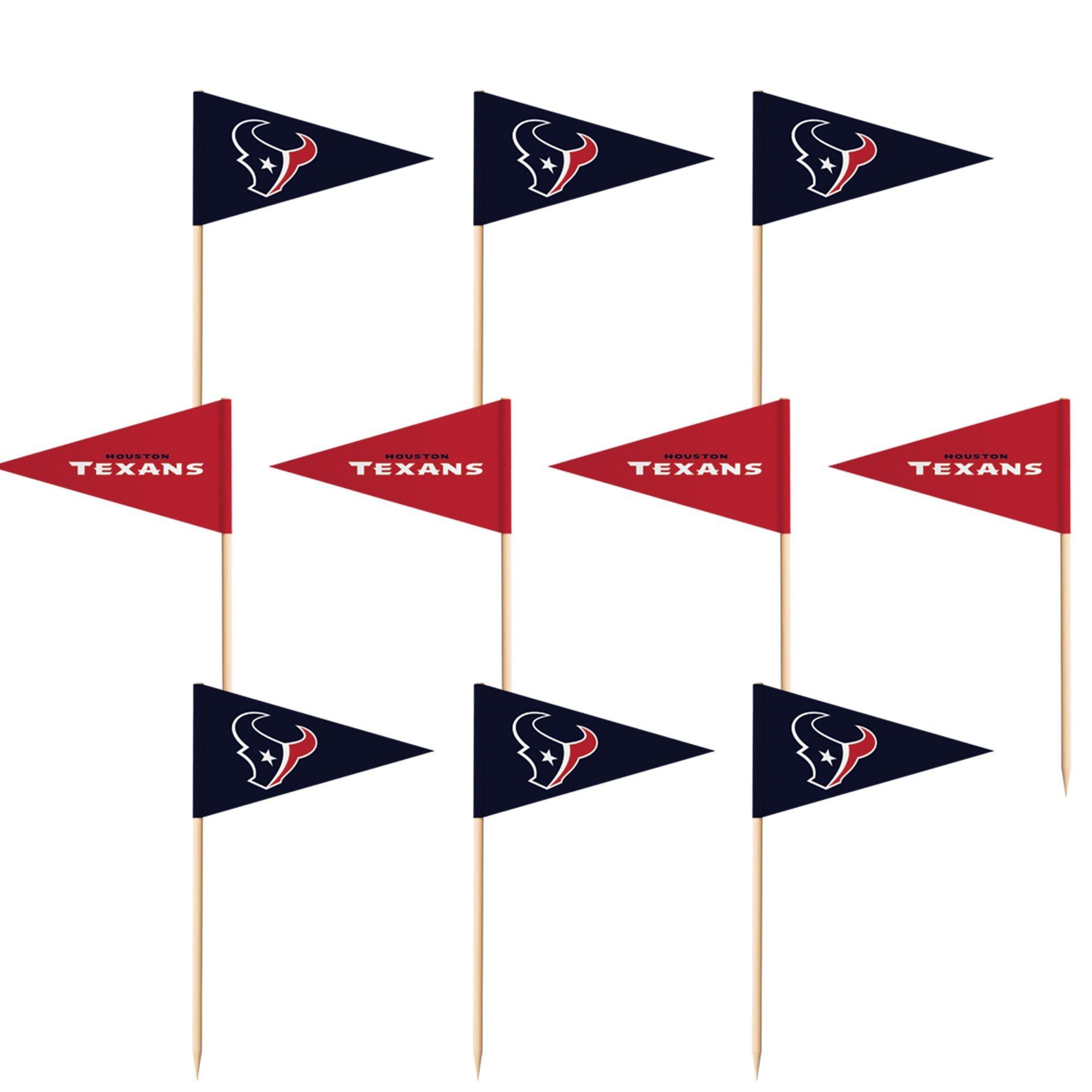 Houston Texans Flag Picks 36ct Party City