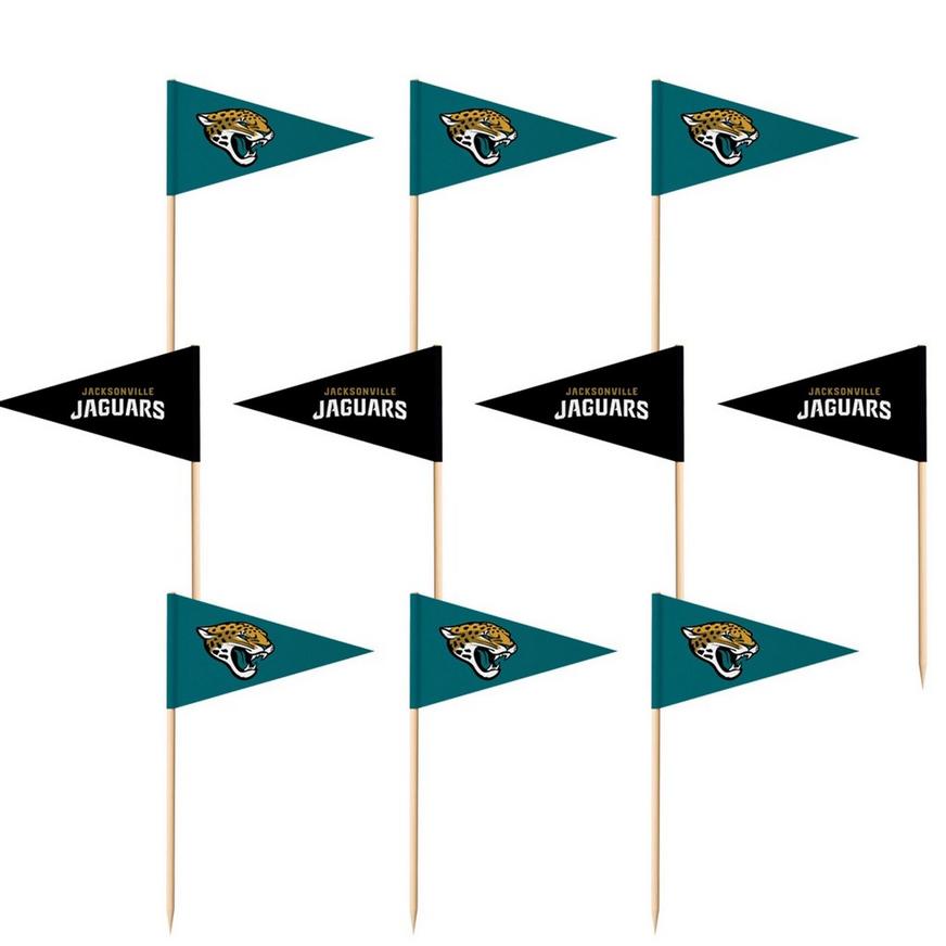 Jacksonville Jaguars Flag Picks 36ct