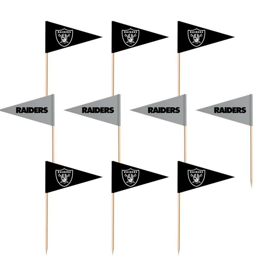 Las Vegas Raiders Flag Picks 36ct