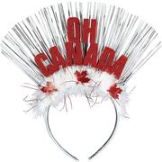 Glitter Oh Canada Marabou Headband