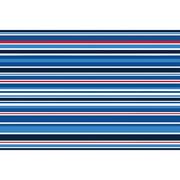 Navy, Red & White Striped Placemat