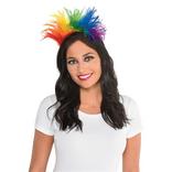 Rainbow Feather Headband