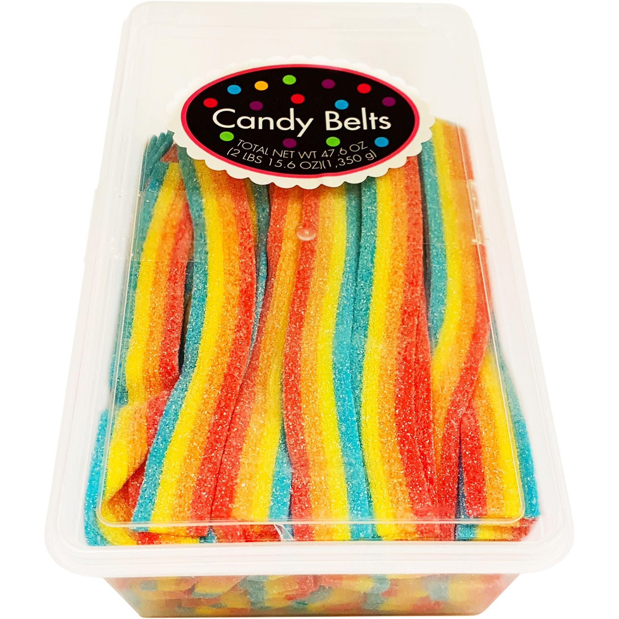 rainbow candy centerpieces