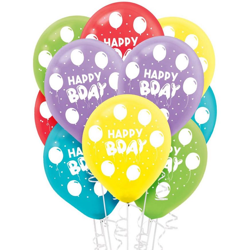 Balloon Birthday Celebration Balloons  72ct