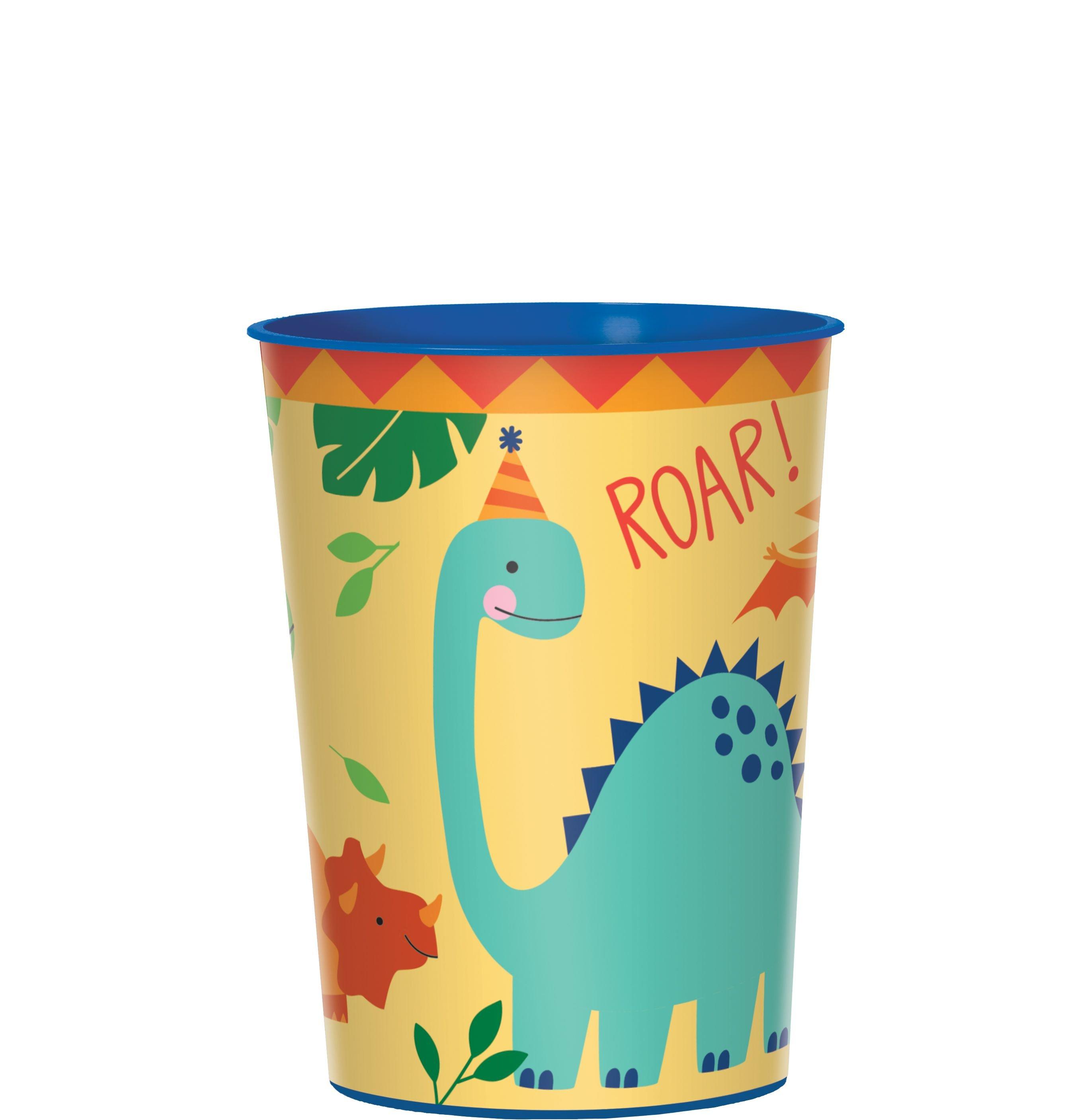 Dinosaur Assorted Plastic Straws (Pack of 4), Dinosaur Party Supplies