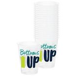 Bottoms Up Plastic Cups, 16oz, 20ct