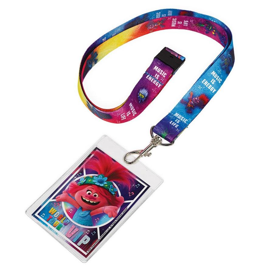 Details about   Universal Studios Exclusive Trolls World Lanyard ID Holder New 