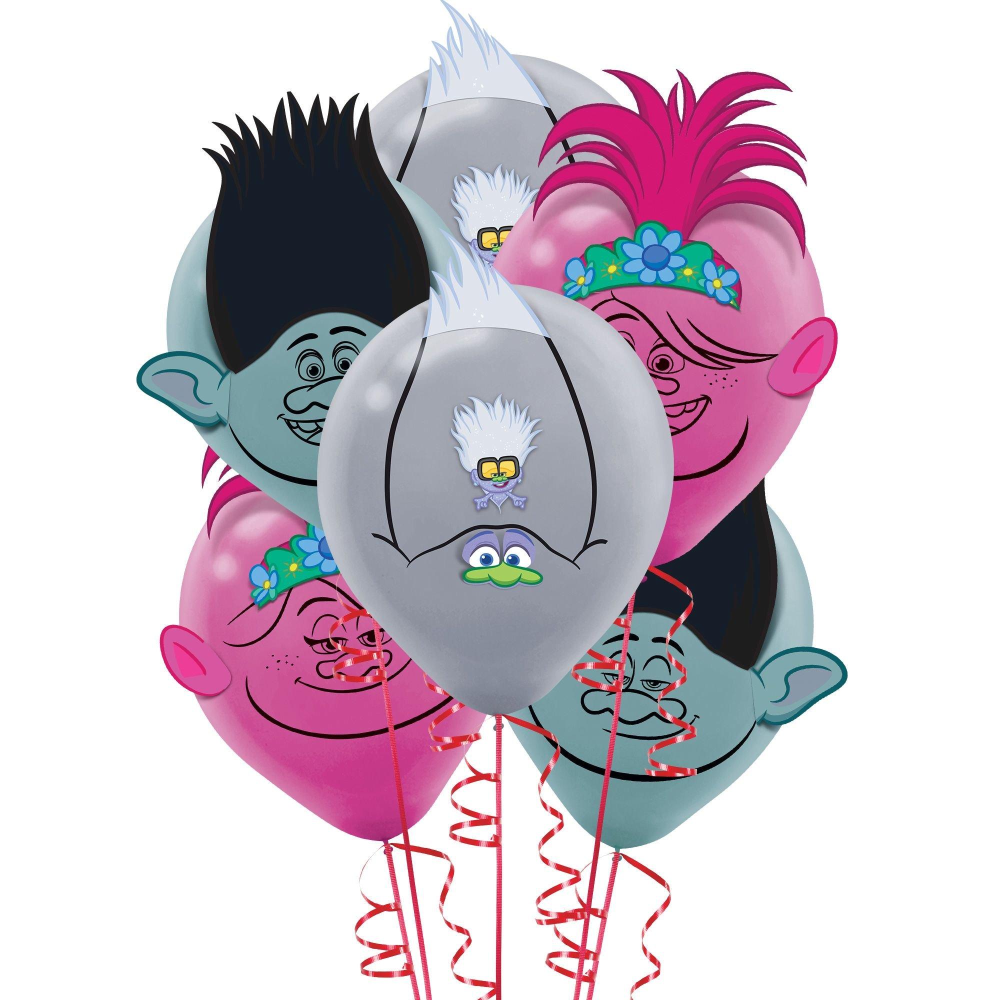 Trolls 2 Magic Hair Party Supplplies Birthday Decor Baby Shower Trolls  World Tour Plate Flag Hat Trolls Party Decorations Toys