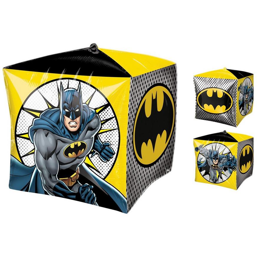 Black & Yellow Batman Balloon - Cubez