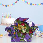 Rise of the TMNT Centerpiece Cardboard Cutout, 16in x 11in 