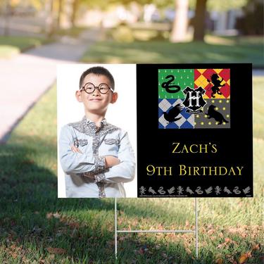 Party City Custom Harry Potter Photo Yard Sign | Party Supplies | Party