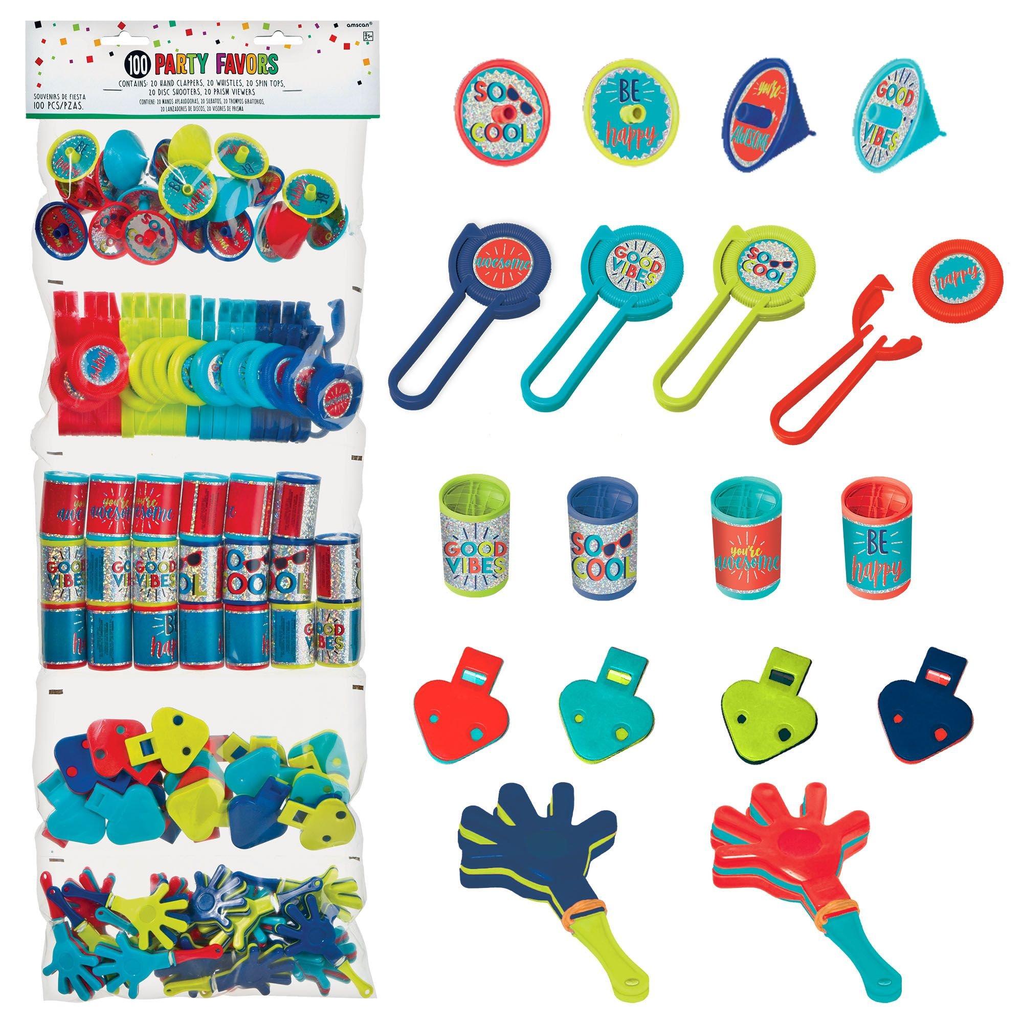 Amscan Party Favors Mega Pack So Cool 100pcs