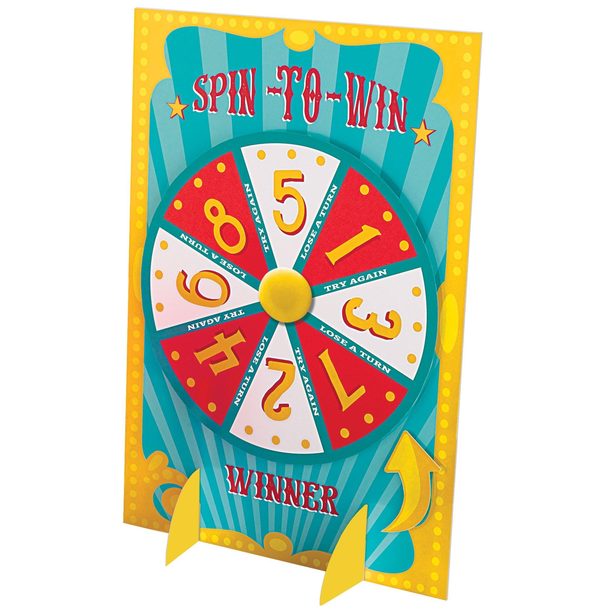 Carnival Prize Wheel 12 1/2in x 18in Party City