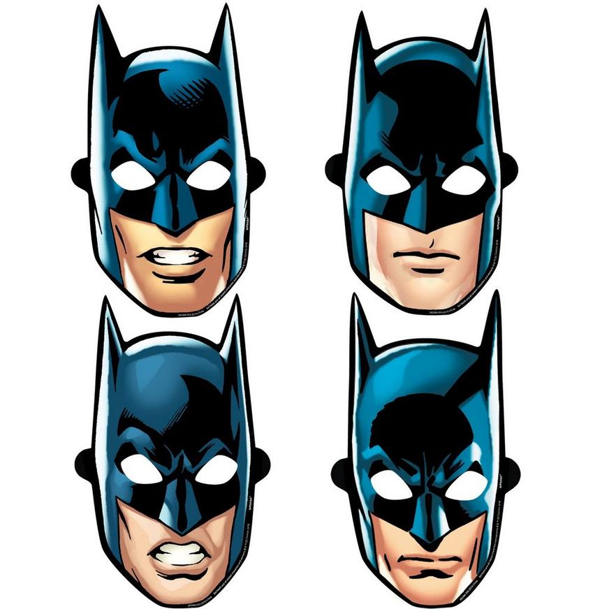 Justice League Heroes Unite Batman Masks 8ct