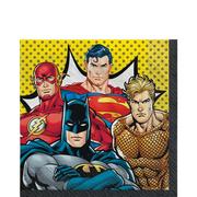 Justice League Heroes Unite Lunch Napkins 16ct